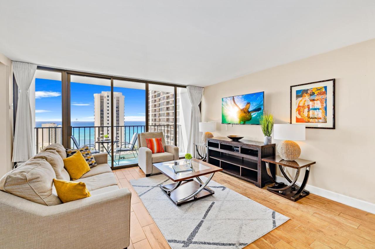 Waikiki Banyan 1Br With Great Ocean Views, Steps To Beach & Parking! Χονολουλού Εξωτερικό φωτογραφία