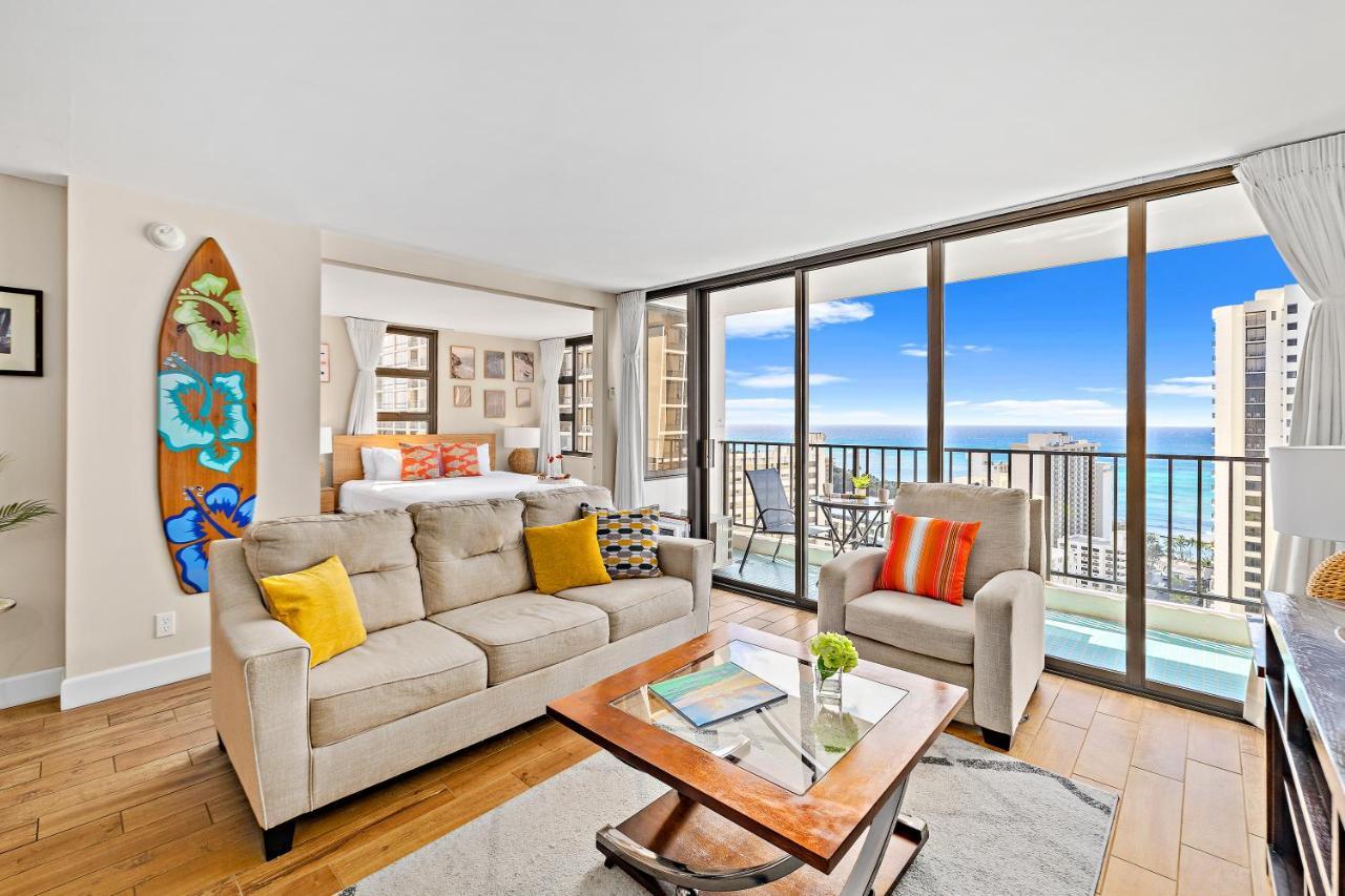 Waikiki Banyan 1Br With Great Ocean Views, Steps To Beach & Parking! Χονολουλού Εξωτερικό φωτογραφία